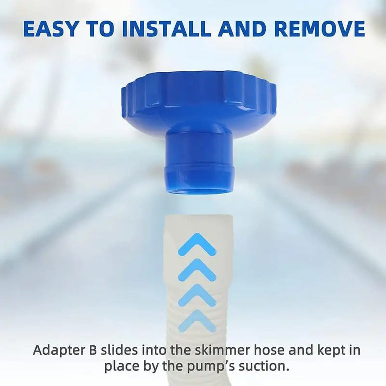 Pool Hose Connector Safe Leak-Proof Pool Adapter Portable Compact Pool Pump Fittings For Park Skimmer Hose Pool Maintenance