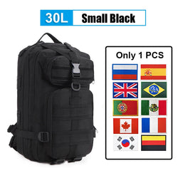 30L/50L Multifunctional Bag Military 900D Military Hiking Bag Waterproof Rucksacks Army Outdoor Camping Trekking Hunting Bag