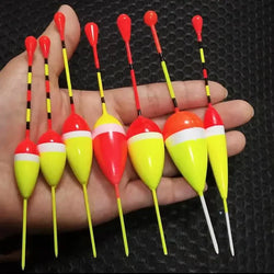 10Pcs Fishing Float Set Buoy Bobber Vertical buoy fish Floats Bobbers fishing Tackle Tools fishing Lure Float Fluctuate
