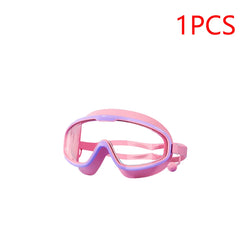 1-5PCS Swim Goggles Anti Fog Swimming Goggles Waterproof HD Swim Glasses Large Frame UV Protection Swim Goggles for Boys Girls