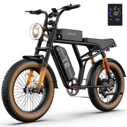 1500W Peak Electric Mountain Bike 48V 15.6Ah Removable Battery 28MPH 100 Mile Range 20X4" Fat Tire E-Bike Free Shipping Hot Sale