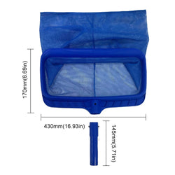 Pool Skimmer Net Large Capacity Leaves Cleaning Net Rubbish Cleaning Rake for Cleaning Spa Pond Pool Hot Tubs Fountains