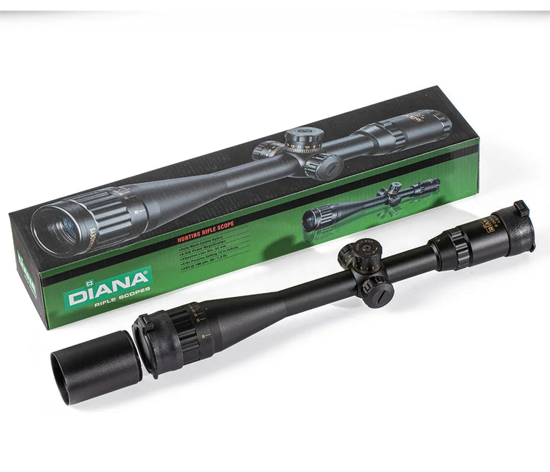 DIANA 6-24X44 Tactical Optic Cross Sight Green Red Illuminated Riflescope Hunting Rifle Scope Sniper Airsoft Air Guns