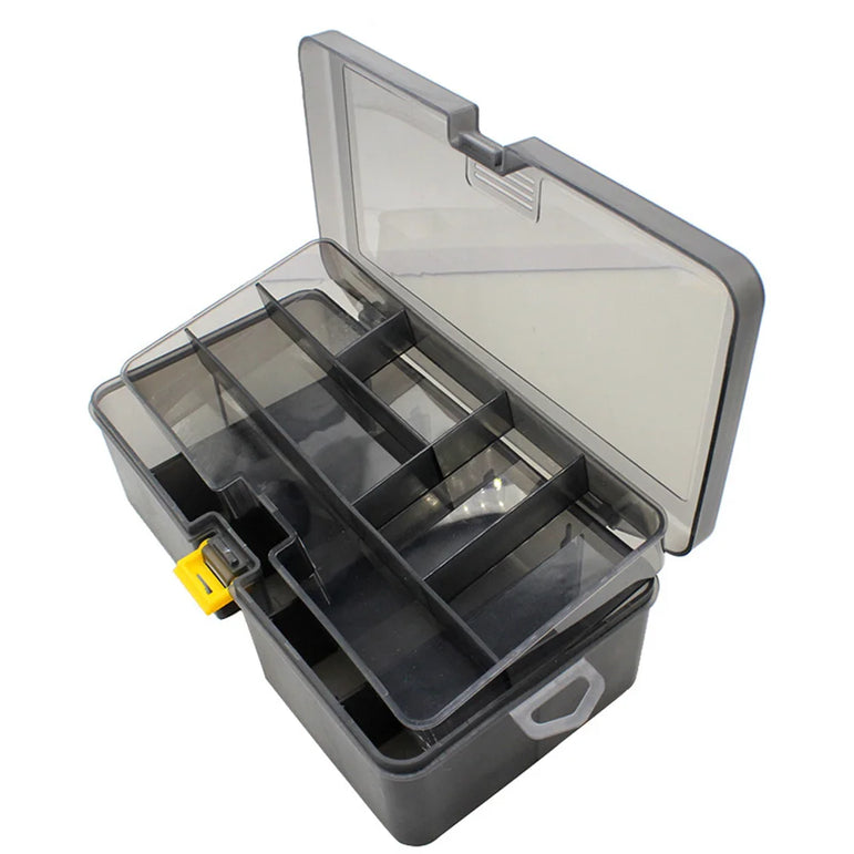 Portable Lure Tackle Box Removable Plastic Fishing Tackle Box Fake Bait Hook Fishings Gear Tool Storage Box For Fishing Bait