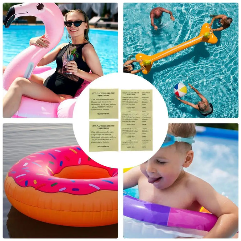 Pool Liner Repair Kit Underwater Repair Kit Sturdy Waterproof Air Mattress Patch Kit Self Adhesive Pvc Inflatable Repair Patch