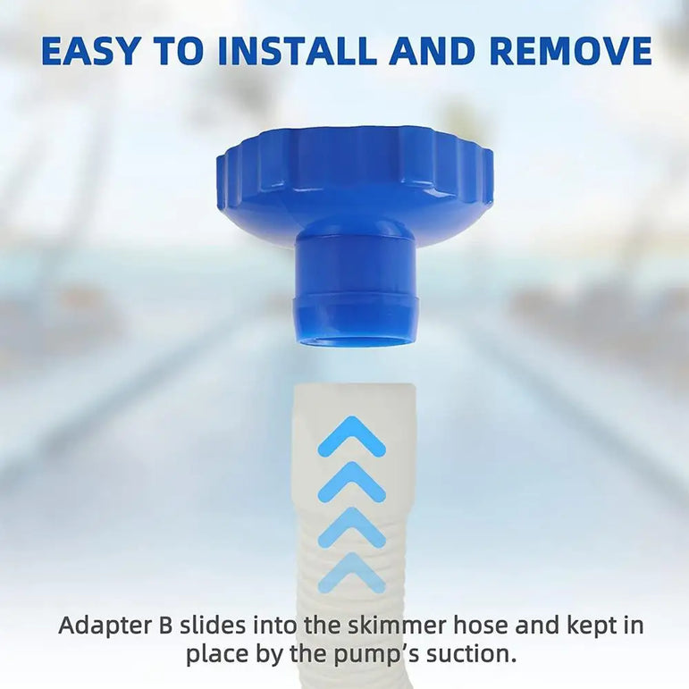 Pool Hose Connector Safe Leak-Proof Pool Adapter Portable Compact Pool Pump Fittings For Park Skimmer Hose Pool Maintenance