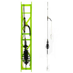 Fishing Feeder Set Fishing Feeder Bait Cage Spring Holder With Metal Sinkers Long Carp Nesting Device Fishing Set Fixed-point