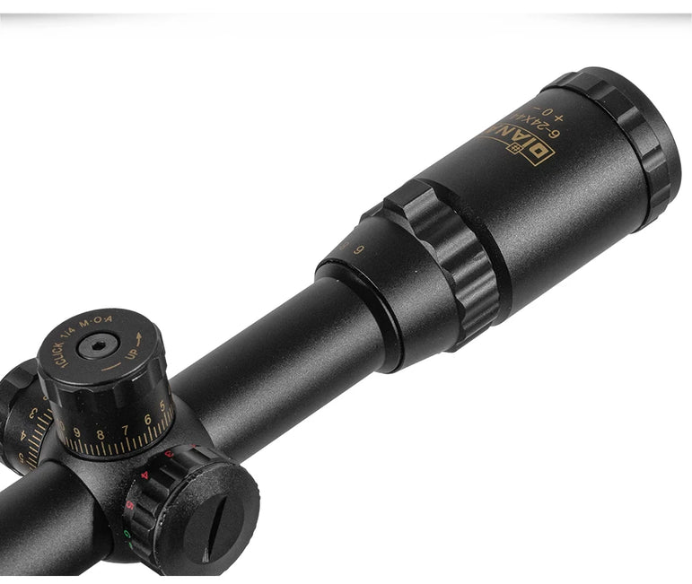 DIANA 6-24X44 Tactical Optic Cross Sight Green Red Illuminated Riflescope Hunting Rifle Scope Sniper Airsoft Air Guns