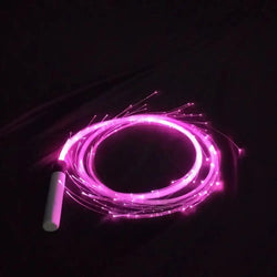LED Whips LED Light Up Swivel Dancing Fiber Optic Whips Reusable Battery Powered Fiber Optic Whip Glowing Whips With 4 Variable