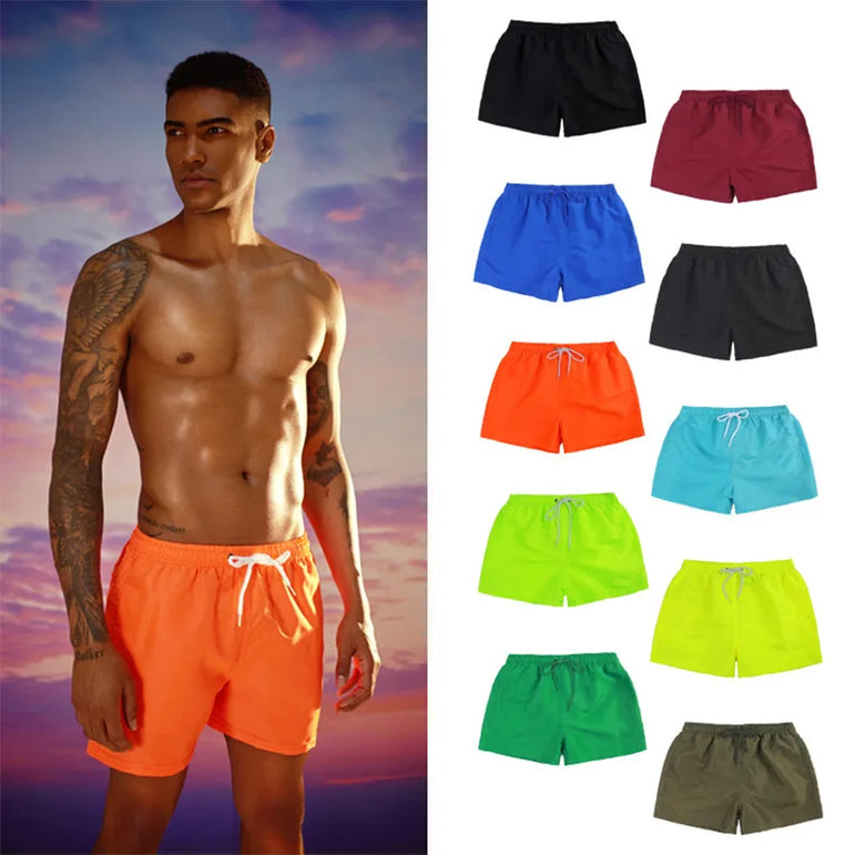 Swimwear Swim Shorts Trunks Beach Swimming Board Shorts Quick Drying Pants Swimsuits Mens Running Sports Surffing shorts homme