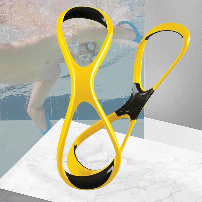 Manta Freestyle Swimming Paddles Ergonomic Professional Strokes Practice Correction Swim Training Paddle 8 Shape Accessroy