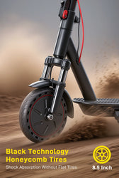 Mankeel MK085 Pro Adult Electric Scooter 350W 19MPH Top Speed Dual Shock Absorption 19Miles Range Smart APP 10inch E Scooter