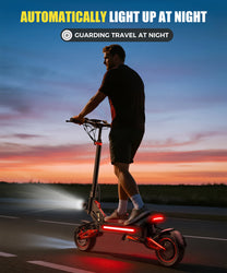 Electric Scooter 1600W Motor 48V18AH Battery E-Scooter Dual Disc Brakes 10inch Off-road Tire Maximum Speed 50KM/H City EScooters