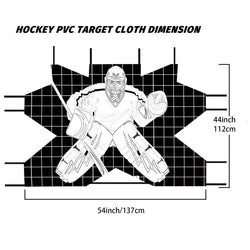 Hockey Goalie Shooting Target Street Hockey Net Goalie Target Hockey Goal Practice Target for Hockey Training