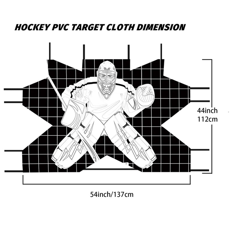 Hockey Goalie Shooting Target Street Hockey Net Goalie Target Hockey Goal Practice Target for Hockey Training