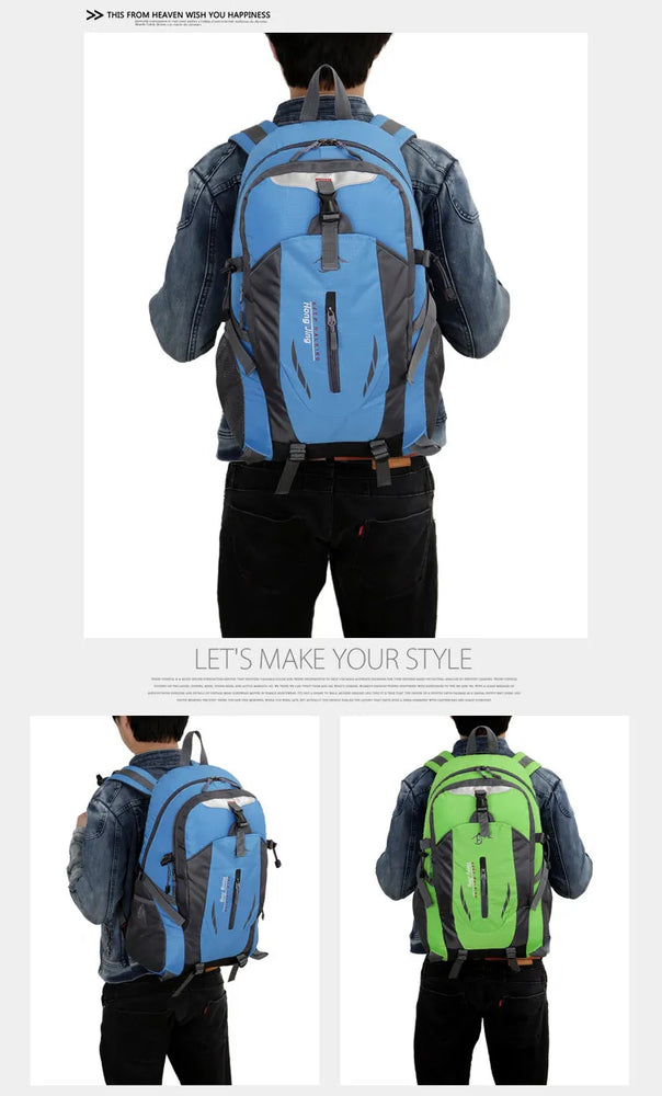 Oulylan Outdoor Sports Backpacks Camping Hiking Backpacks Sports Bag Mountaineering Bag Waterproof Climbing Backpacks Men Women