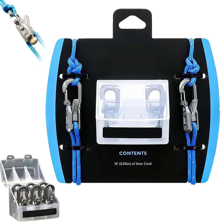 Outdoor Rope Adjuster Wear Resist Ultralight Tent Guyline Tool Climbing Rope Adjust Equipment for Camping Hiking Multitools
