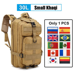 30L/50L Multifunctional Bag Military 900D Military Hiking Bag Waterproof Rucksacks Army Outdoor Camping Trekking Hunting Bag