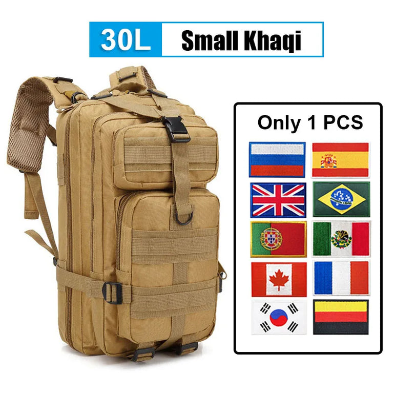 30L/50L Multifunctional Bag Military 900D Military Hiking Bag Waterproof Rucksacks Army Outdoor Camping Trekking Hunting Bag