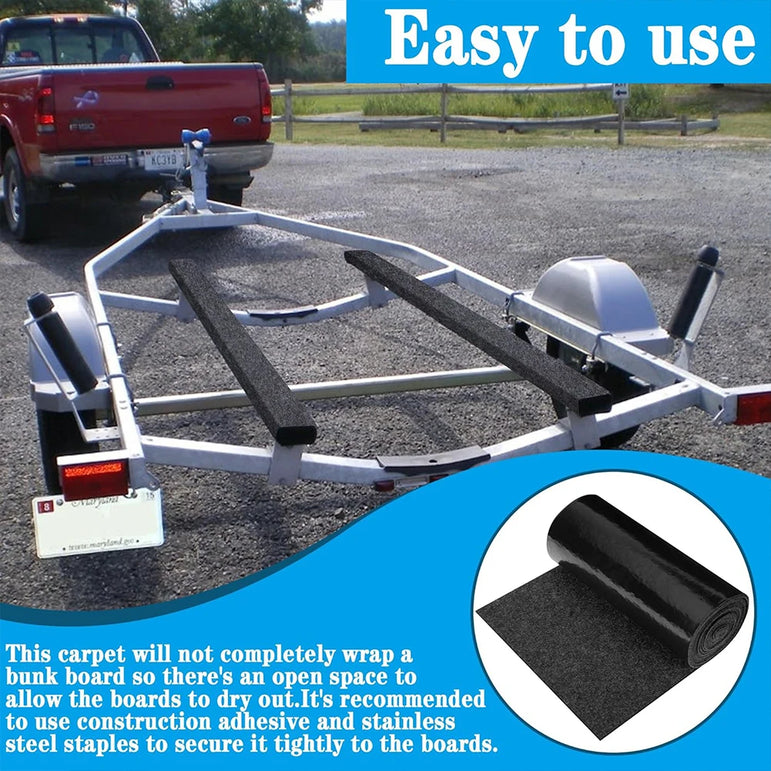 Marine Carpet Bunk Board Boat Trailer Carpet Boat Bunk Board Carpet for Boat Trailers Jet Ski Ramp Garage Dock