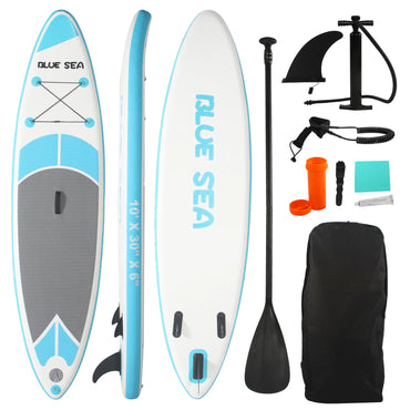 10ft Inflatable Stand Up Paddle Board  for Adults, Anti-Slip EVA Deck, SUP Board with Accessories