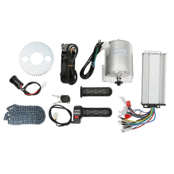 3KW Electric Brushless Motor Kit 48-72V Electric Bike Motorcycle E-Scooter Conversion Kits Controller Throttle