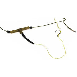 Fishing Feeder Set Fishing Feeder Bait Cage Spring Holder With Metal Sinkers Long Carp Nesting Device Fishing Set Fixed-point