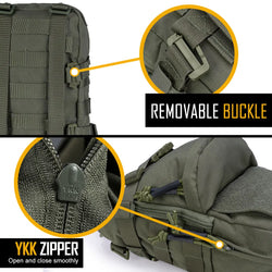 IDOGEAR Hydration Backpack Assault Molle System Mini Tactical Outdoor Sport Water Bags 3530