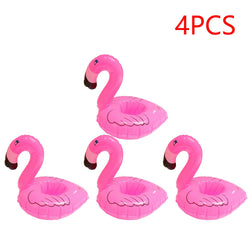 1-50PCS Water Coasters Floating Inflatable Cup Holder Swimming Pool Drink Float Toy Inflatable Pool Flamingo Party Decoration