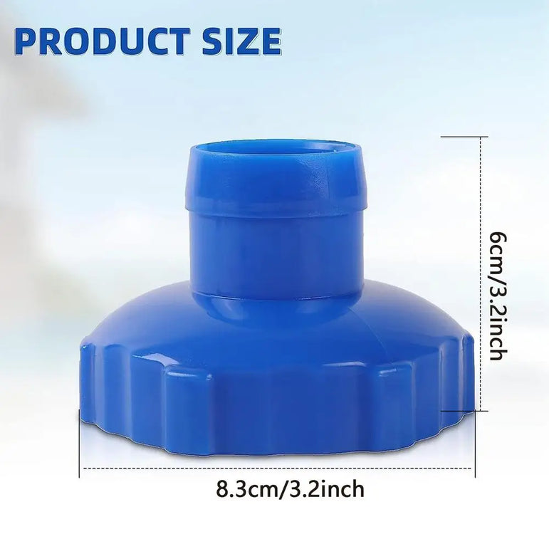 Pool Hose Connector Safe Leak-Proof Pool Adapter Portable Compact Pool Pump Fittings For Park Skimmer Hose Pool Maintenance