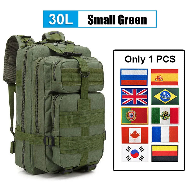 30L/50L Multifunctional Bag Military 900D Military Hiking Bag Waterproof Rucksacks Army Outdoor Camping Trekking Hunting Bag
