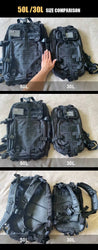 30L/50L Multifunctional Bag Military 900D Military Hiking Bag Waterproof Rucksacks Army Outdoor Camping Trekking Hunting Bag