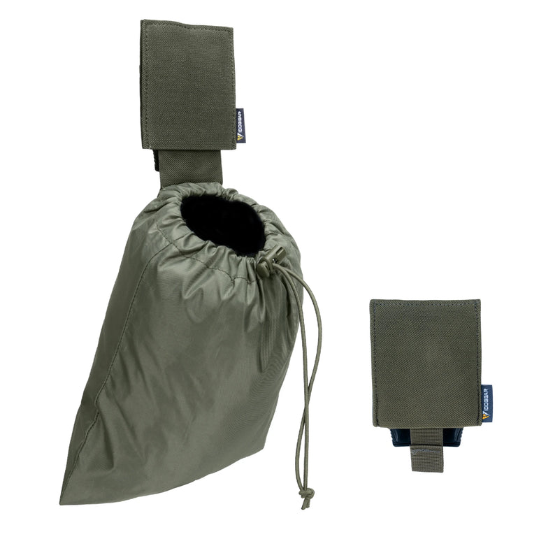 IDOGEAR Tactical Micro Dump Pouch MOLLE Roll-Up Mag Recycling Pouch Foldable 35111