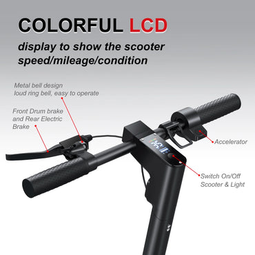 AOVOPRO New ESMAX Electric Scooter 500W 35km/h Adult APP Smart Scooter Shock-absorbing Anti-skid Folding Electric Scooter
