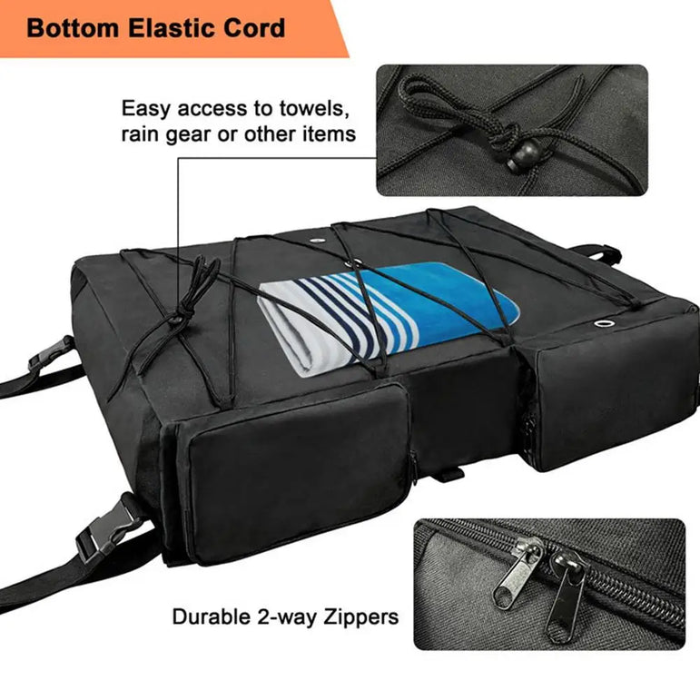 T-Top Bag 600D Oxford Fabric Large Capacity Stable Windproof Yachts Pouch Boat Storage Accessories Safety Gear Holder For