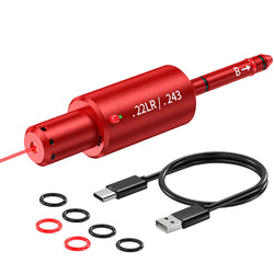 22LR 243 multifunctional magnetic red green light trainer, dual-purpose for training and calibration