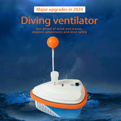 TUDIVING-Professional Tankless Diving System,Portable Rechargeable Hookah Dive System with 50ft Hose & Breathing Regulator