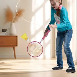 Automatic Rebound Badminton Trainer Badminton Single-Player Rebound Trainer Self Study Badminton Trainer Set Automatic