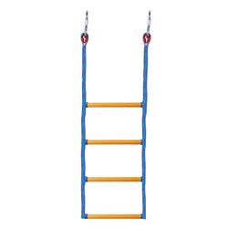 4 Step Boat Rope Ladder Folding Marine Rope Ladder Heavy Duty Climbing Rope Portable Rope Boarding Ladder