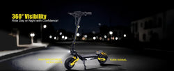 Electric Scooter Adults 1200W Motor 48V13/23AH Lithium Battery E Scooters Dual Spring Absorbers 11'' Off-Road Tires Scooter