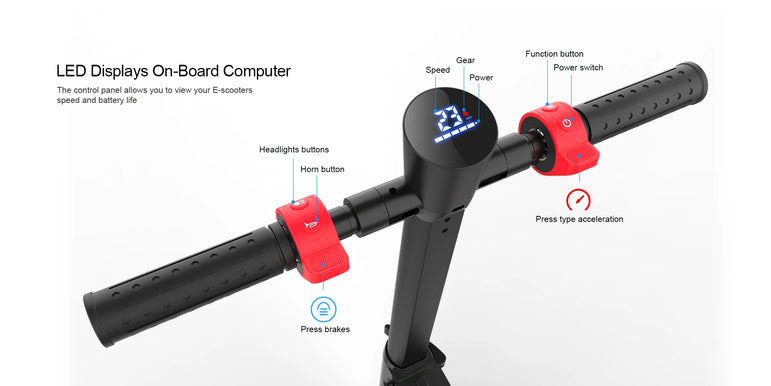 HX Foldable Electric scooter 7.5A 350W 25KM/H electric scooters 36V EScooters 5.5 Inch E Scooter For Adults