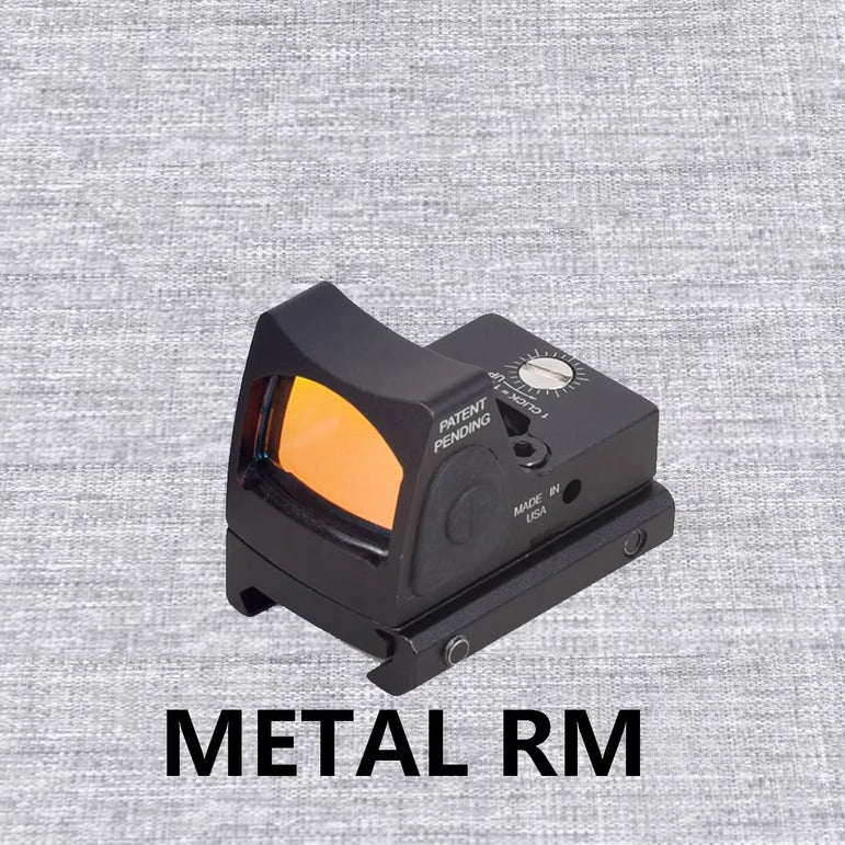 Tactical RM S Red Dot Sight Collimator Reflex For GLOCK 17 Scope Optics Riflescope Fit Airsoft Weapons 20mm Rail Hunting