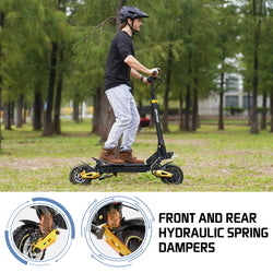 IENYRID IE-ES1 Foldable Electric Scooter 2x1200W Dual Motor Peak 3000W 48V20.8Ah Lithium Battery E-Scooter 10-inch Tires