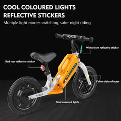 Kids Electric Balance Bike AOKDA K8 180W Children Toy 3 Speed 12Km/h Max Load 40KG Bicycle for Children 2 - 12 Age Children