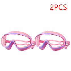 1-5PCS Swim Goggles Anti Fog Swimming Goggles Waterproof HD Swim Glasses Large Frame UV Protection Swim Goggles for Boys Girls