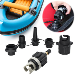 Air Valve Pump Connector with Air Valve Nozzles Paddleboard Pump Adapter for Inflatable Boat Stand-Up Paddleboard Bed