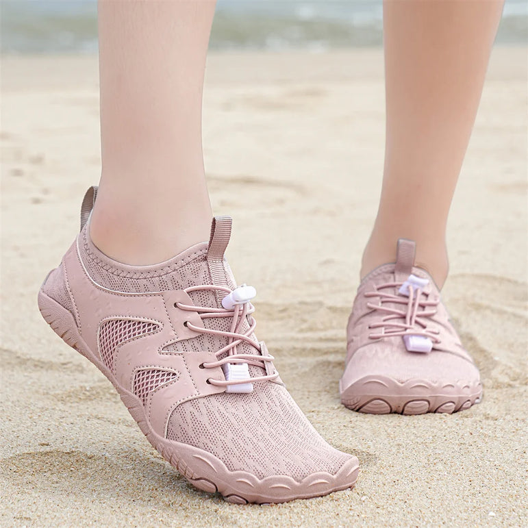 Women Men Water Shoes Five Fingers Upstream Wading Swimming Barefoot Aqua Shoes Beach Seaside Gym Fitness Unisex Sneakers New