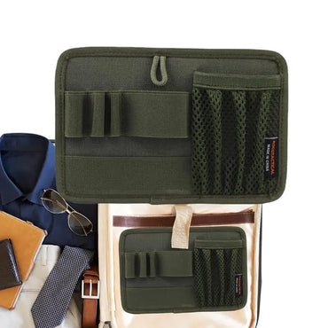 Hook And Loop Panel Wear-resistant Organizer Panel Stickable Wear-Resistant Molle Admin Pouch For Packs Backpack Or Messenger
