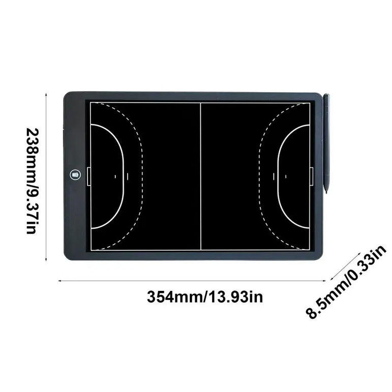 LCD Writing Tablet For Adults 16 Inches Soccer Tactics Board Basketball Coaching Board Soccer Coaches Clipboard Strategy LCD
