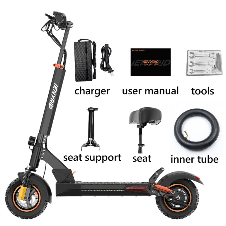 Electric Scooter IENYRID M4 Pro S+ 800W Motor 48V 12.5AH Battery 10"Tire Escooter 45km/h Max Speed Disc Brake LCD Display